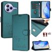 Xiaomi Civi 5 Pro 5G Peacock Green RFID Leather Phone Case - 1