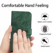Redmi Note 14 Pro 4G Sun Flower Embossed Flip Leather Case Green - 4