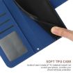 Redmi Note 14 4G EU Sunflower Embossed Flip Leather Case Dark Blue - 7