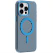 iPhone 14 Pro Candy Magsafe PC Hybrid TPU Case - Blue - 4