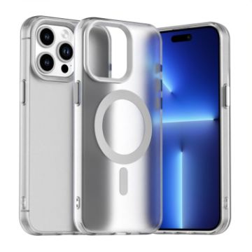 iPhone 13 Pro Max Candy Magsafe PC Hybrid TPU Case - White - 1