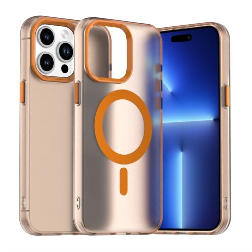 iPhone 13 Pro Candy Magsafe Hybrid TPU Case - Orange - 1