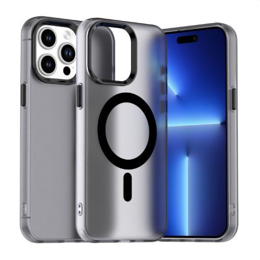 iPhone 13 Pro Black Candy Magsafe PC Hybrid TPU Case - 1