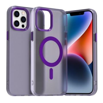 iPhone 12 Pro Candy Magsafe Hybrid TPU Case - Purple - 1