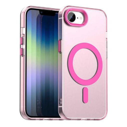 iPhone 16e Candy Magsafe PC Hybrid TPU Case - Red - 1