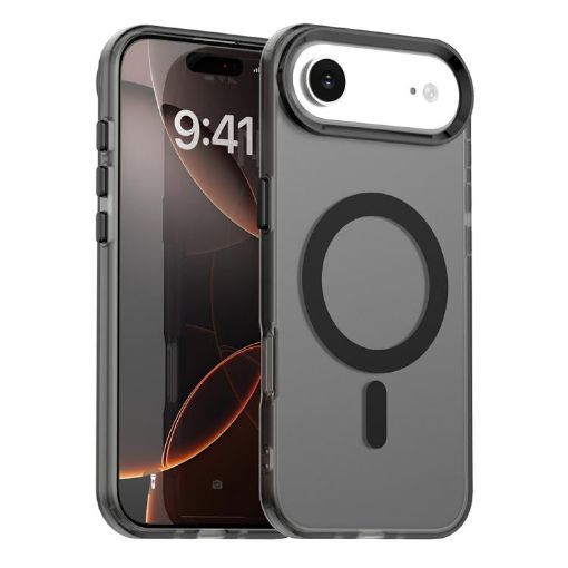 iPhone 17 Air Candy Magsafe PC Hybrid TPU Case - Black - 1