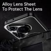 Huawei Pura 80 Pro+ 5G Blue Rotating Holder Frosted Metal Case - 6