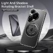 Huawei Pura 80 Ultra 5G Rotating Holder Frosted Metal Case Titanium - 2