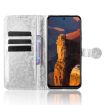 itel A95 5G Silver Honeycomb Dot Texture Leather Phone Case - 4