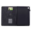 Samsung Galaxy Tab A8 10.5 2021 X205 Cats Embossed Leather Case Black - 3