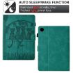 Samsung Galaxy Tab A8 10.5 2021 Cats Embossed Leather Case Light Blue - 4