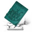 Samsung Galaxy Tab A8 10.5 2021 Cats Embossed Leather Case Light Blue - 6