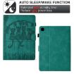 Samsung Galaxy Tab S5e/T720 Cats Embossed Leather Case - Light Blue - 4