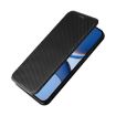 Xiaomi Poco F7 5G Global Flip Leather Phone Case - Carbon Fiber Black - 6
