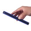 Xiaomi Poco F7 5G Global Flip Leather Phone Case Blue - Carbon Fiber Texture - 7