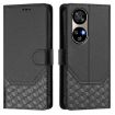 Ulefone Note 17 Pro Black RFID Leather Phone Case Honeycomb Embossing - 2