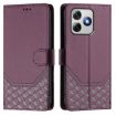 Ulefone Note 18 Ultra Violet RFID Leather Phone Case Honeycomb Design - 2
