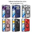 Redmi 14C 4G CD Texture Camshield Magnetic Holder Case Purple - 2