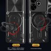 Redmi 13 4G Global CD Texture Camshield Magnetic Holder Case Blue - 5