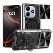 Redmi Note 14 5G Black Camshield Magnetic Holder Phone Case - 1