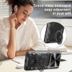 Redmi Note 14 4G Rose Gold Camshield Magnetic Holder Phone Case - 4