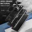 Redmi Note 14 4G Camshield Magnetic Holder Case Black 164.48mm CD Texture - 3