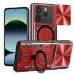 Redmi Note 14 4G Camshield Magnetic Holder Case Red - 164.48mm CD Texture - 1