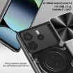 Redmi Note 14 4G Camshield Magnetic Holder Case Red - 164.48mm CD Texture - 5