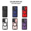 Redmi A5 4G Phone Case - CD Texture, Camshield, Magnetic Holder, Black - 2