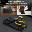 Redmi A5 4G Phone Case - CD Texture, Camshield, Magnetic Holder, Black - 6