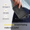 Redmi A5 4G CD Texture Camshield Magnetic Holder Case Red - 7