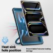 iPad Pro 13 2024 Honeycomb Hybrid Case with Handle & Strap - Navy Blue - 5