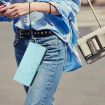 Vivo S30 Mint Green Honeycomb Embossing RFID Leather Phone Case - 8