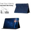 Samsung Galaxy Tab A7 10.4 2020 Cat Embossed Leather Case - Blue - 5