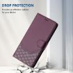 Realme 14 5G/14T 5G Violet RFID Leather Phone Case - Honeycomb Design - 7