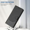 OPPO A5/A3 Pro 5G Honeycomb RFID Leather Phone Case - Black - 7