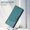 OPPO A5x 5G/4G Honeycomb RFID Leather Case - Peacock Green - 7
