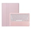 Huawei MatePad Pro 12.2 Pink White Bluetooth Keyboard Leather Case - 1