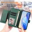 Samsung Galaxy A07 4G Green Leather Wallet Case with Multi-Card Slots - 4