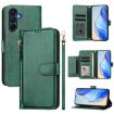 Samsung Galaxy A17/A26 5G Green Leather Wallet Phone Case with Card Slots - 1