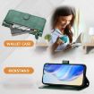 Samsung Galaxy A17/A26 5G Green Leather Wallet Phone Case with Card Slots - 3