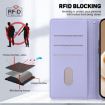 Tecno Camon 40 Pro 4G Purple Cute Cats RFID Leather Phone Case - 7