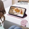 Tecno Spark 30 4G Rose Gold Cute Cats RFID Leather Phone Case - 5