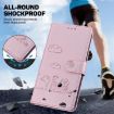 Infinix Hot 50 Pro+ 4G Rose Gold Cute Cats RFID Leather Phone Case - 4