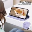 Infinix Note 50 Pro+ Purple Cute Cats RFID Leather Phone Case - 5