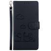 Infinix Note 50 Pro+ Black RFID Leather Phone Case with Cute Cats Design - 2