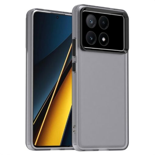 Redmi K70E Shockproof Phone Case - Black Candy PC Hybrid TPU - 1