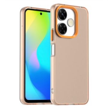 Redmi Note 13R Shockproof Phone Case - Candy Orange Hybrid TPU/PC - 1