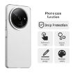 Redmi A3x Shockproof Phone Case - White Candy PC Hybrid TPU Cover - 4