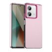Red Shockproof Phone Case for Redmi Note 13R Pro - Candy PC Hybrid TPU - 1